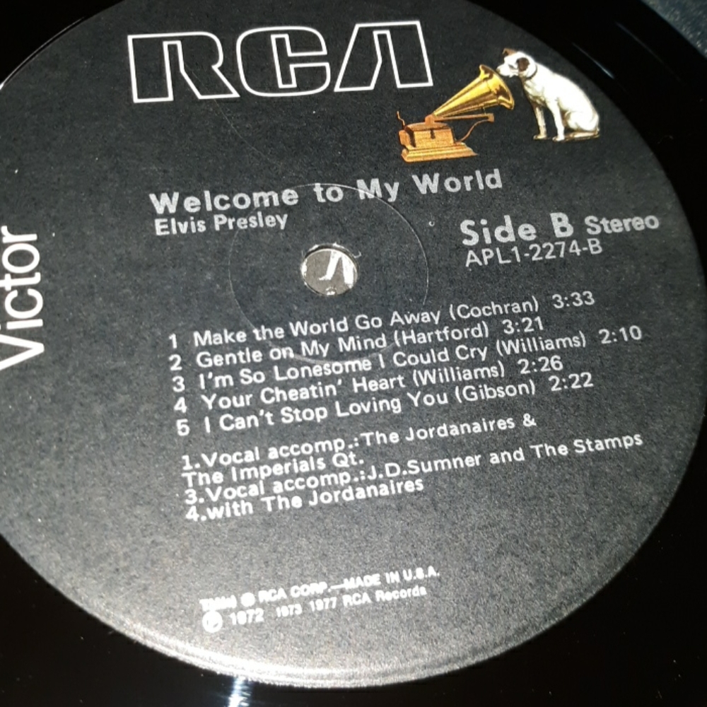 1977 Elvis Vinyl - Picture 9 of 10